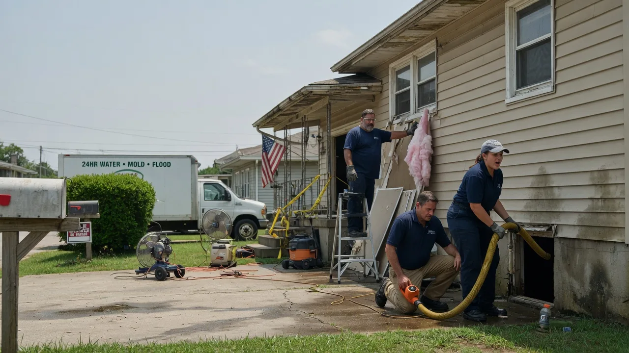 Water Damage Repair in Luthersburg, PA near me